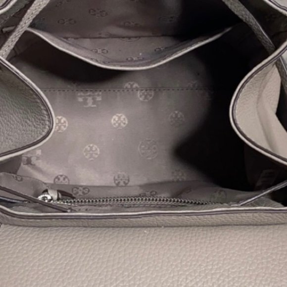 Tory Burch Thea Mini Leather Backpack French Gray main image 7